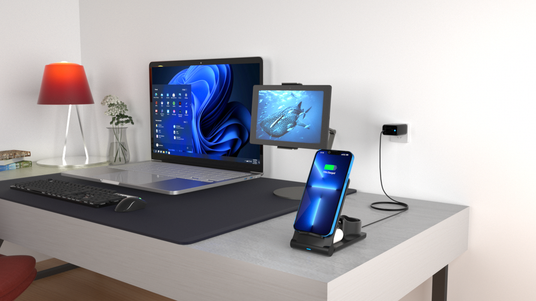 Foldable Portable 3-in-1 Wireless Charger