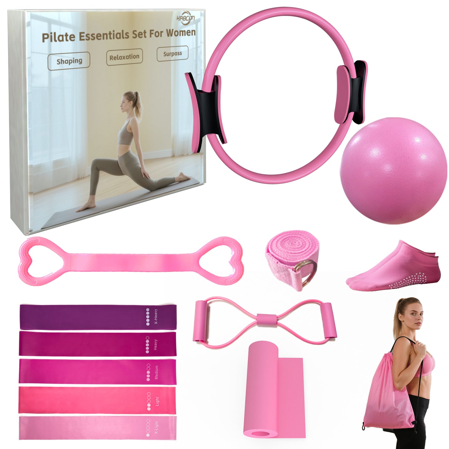 Pilates Ring Essentials set for Women