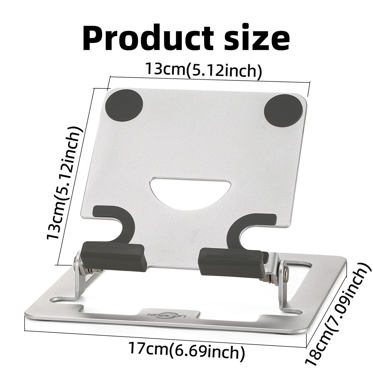 KABCON Tablet Stand,2025 Aluminum Stand Holder for Digital Drawing Pad,Portable Adjustable for up to 16'' Graphics Drawing Art Tablets, Surface Series Tablets,iPad Series,Samsung Galaxy Tabs,Kindle