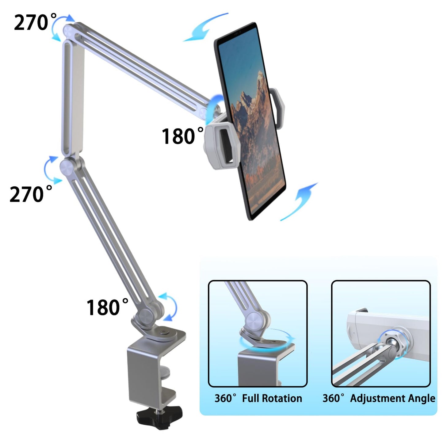 swivel ipad stand