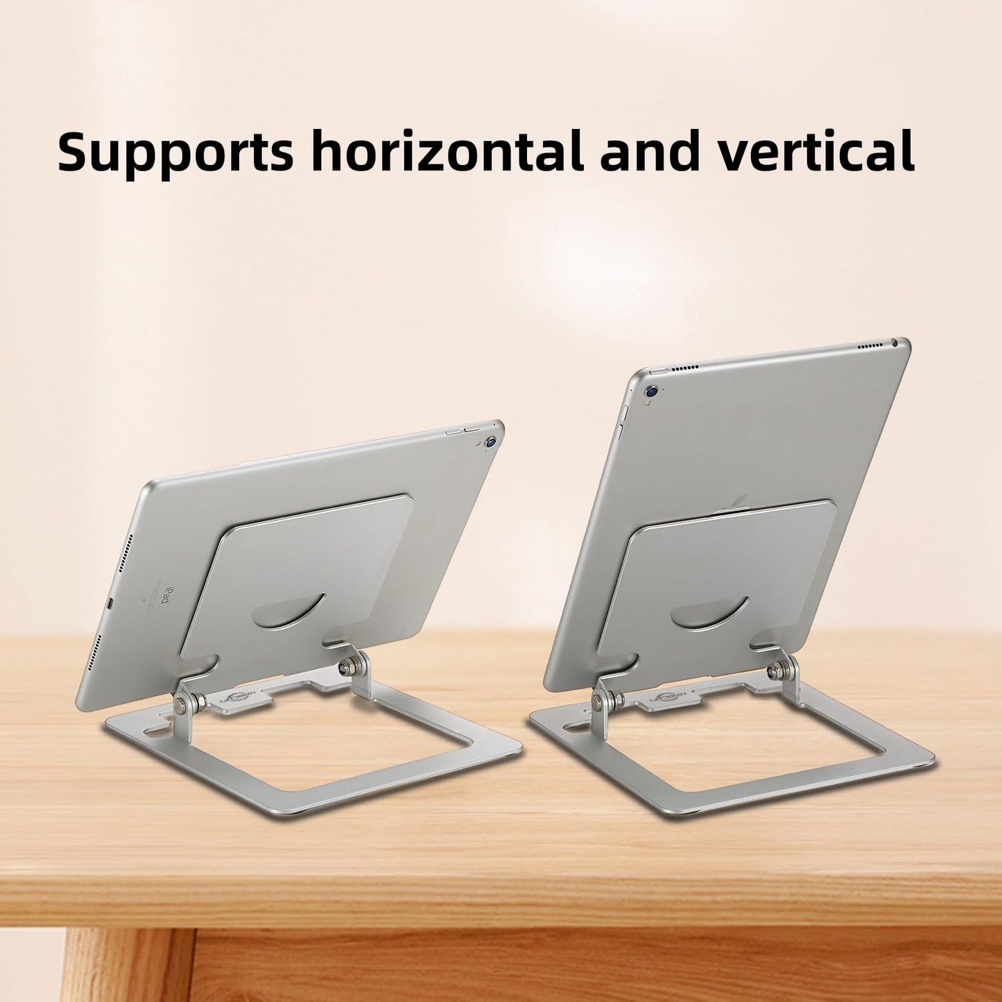 KABCON Tablet Stand,2025 Aluminum Stand Holder for Digital Drawing Pad,Portable Adjustable for up to 16'' Graphics Drawing Art Tablets, Surface Series Tablets,iPad Series,Samsung Galaxy Tabs,Kindle