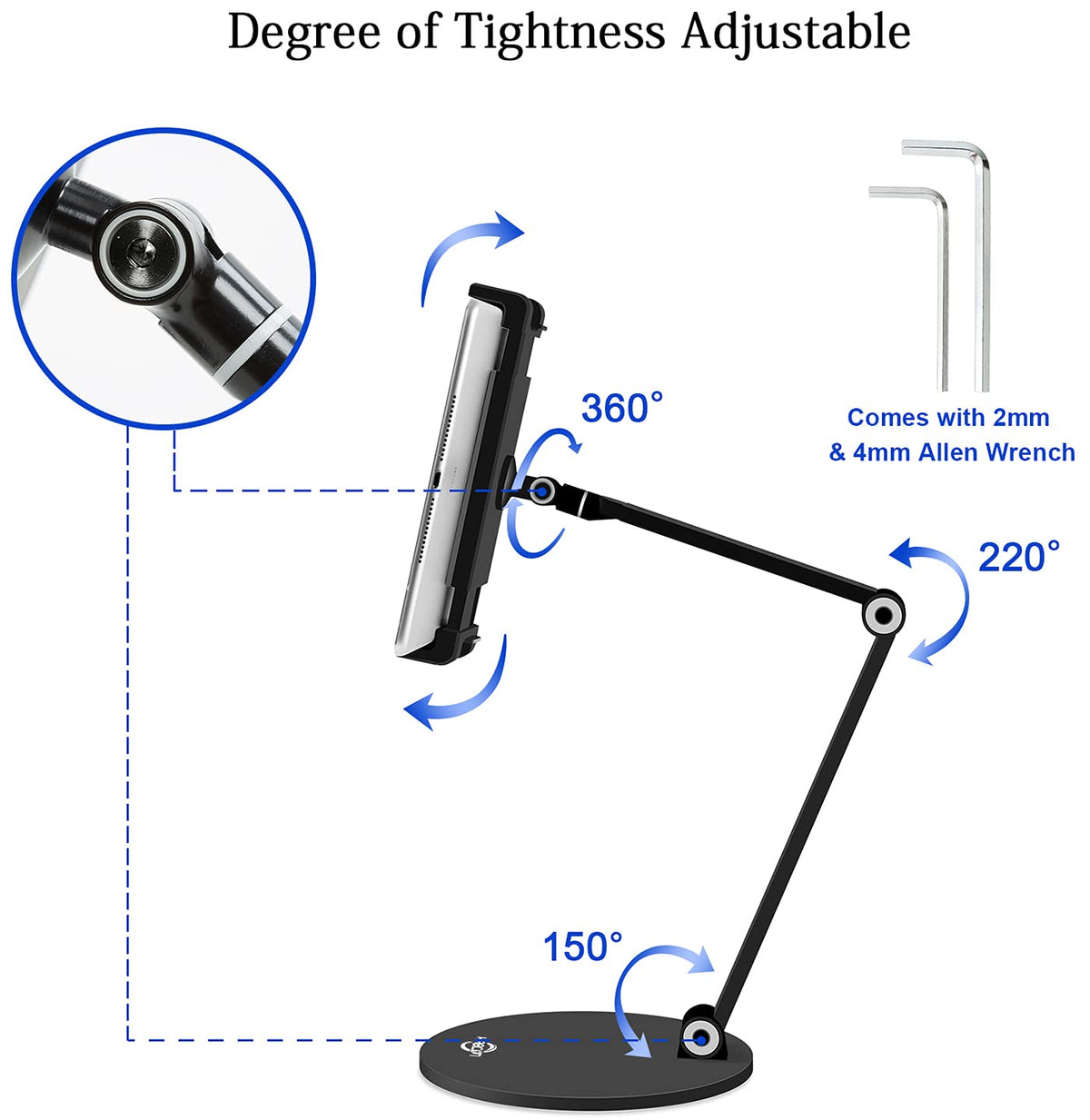 ipad stands and holders adjustable