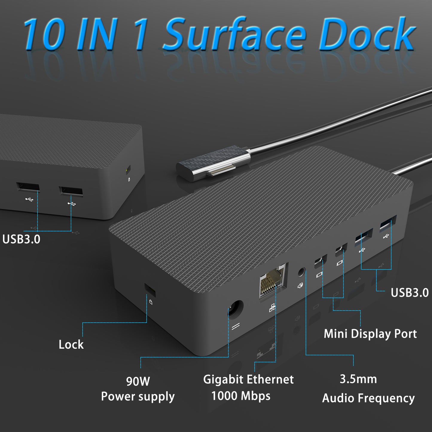 surface docking station