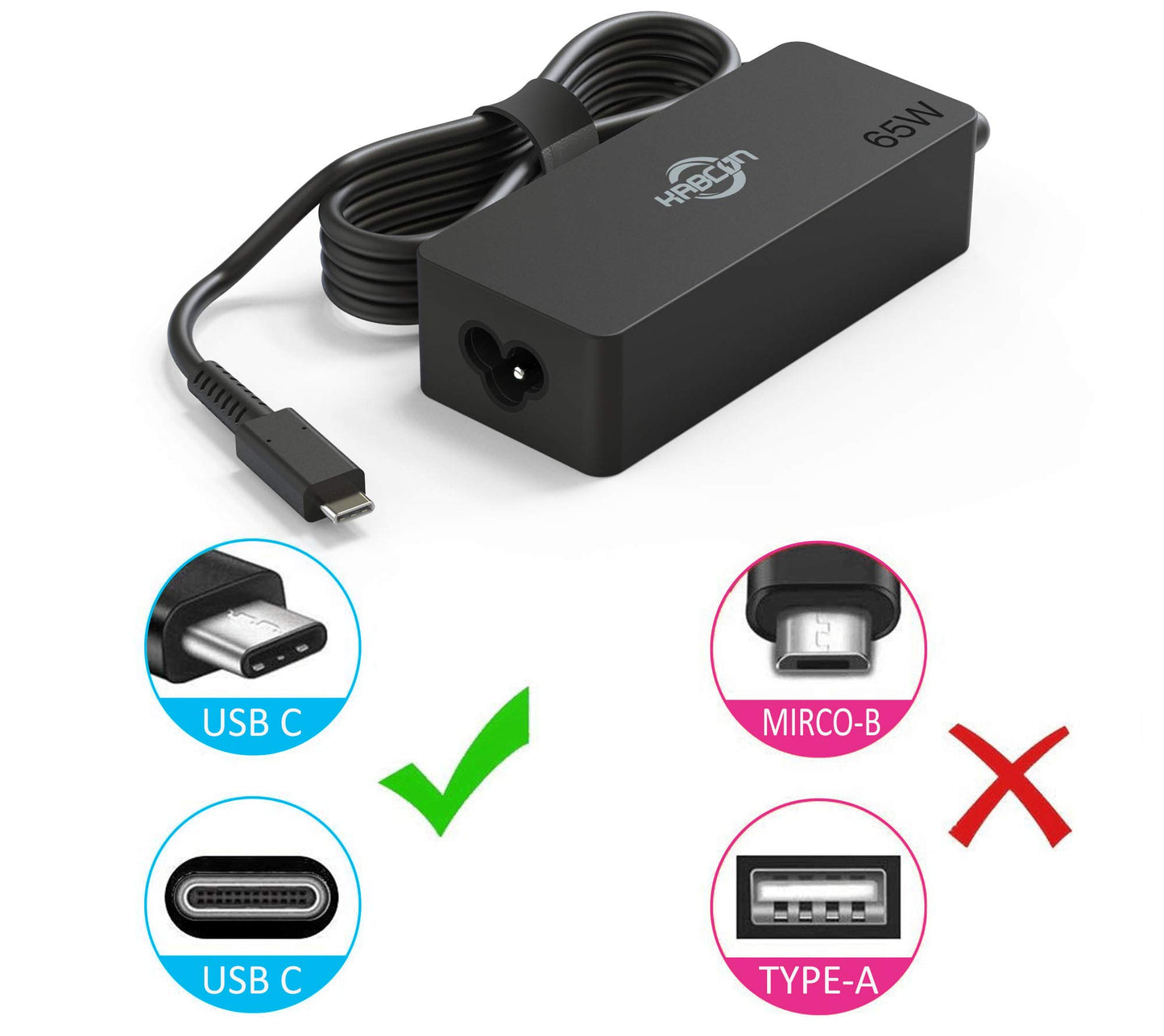type c laptop charger