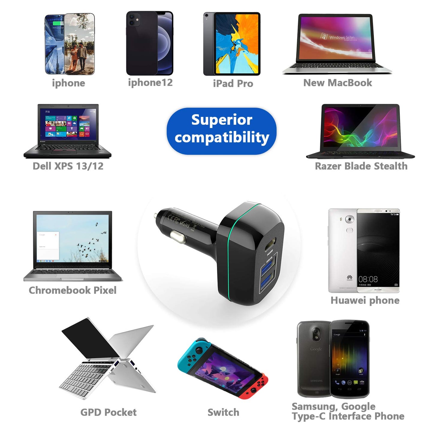 macbook car charger