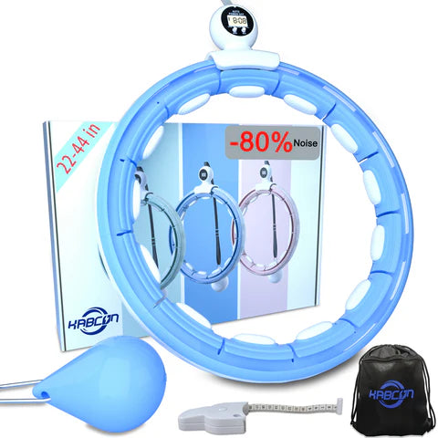 Get Fit and Have Fun with Our Silent Weighted Hoop – Now Only $30!