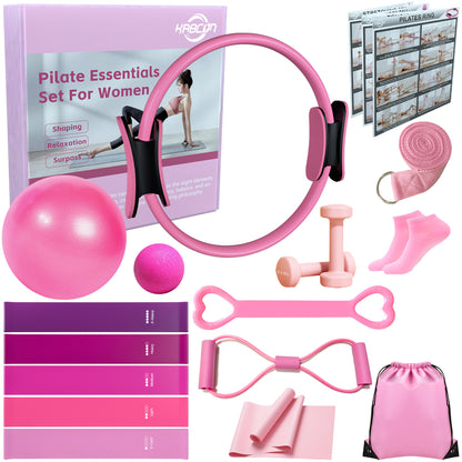 [ship from the US]Pilates Ring Essentials set for Women