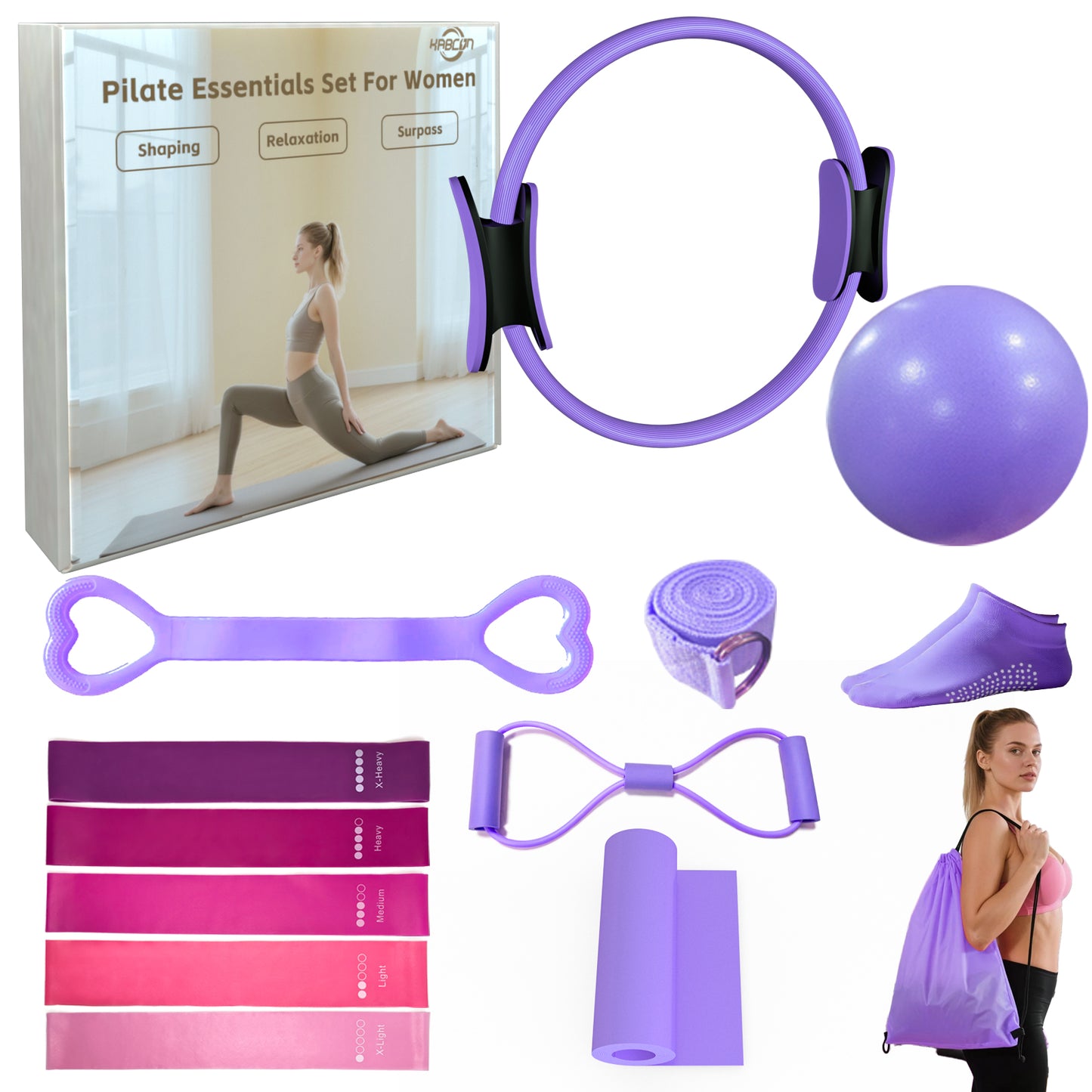 Pilates Ring Essentials set for Women