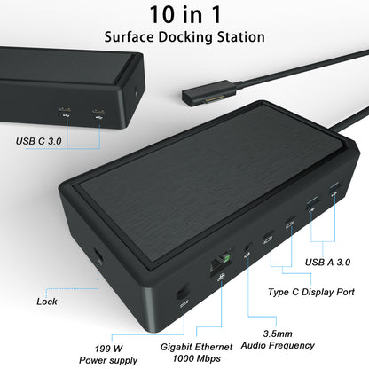 Surface Dock 2 with 199W Power Supply [ship from the US]