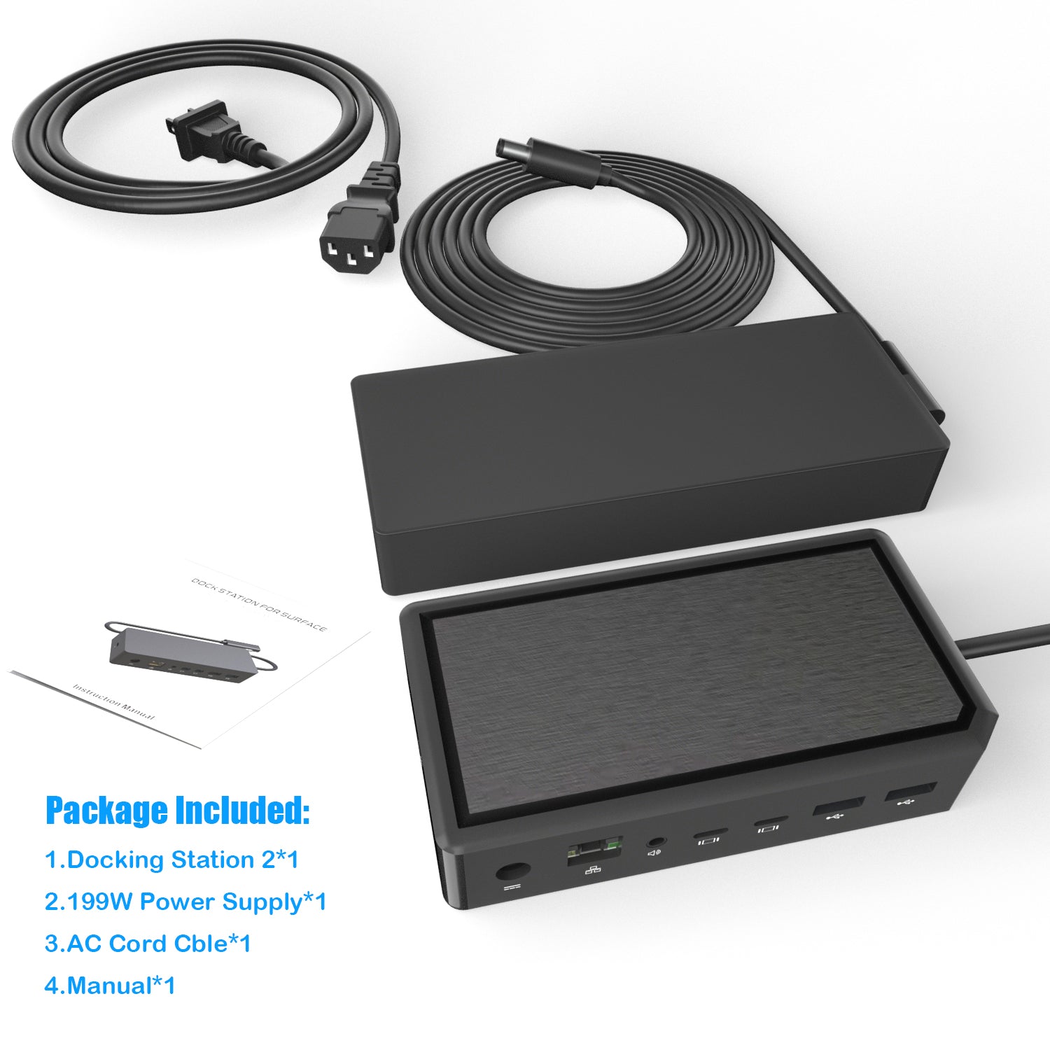 ship from the US]Surface Dock 2 with 199W Power Supply [ship from