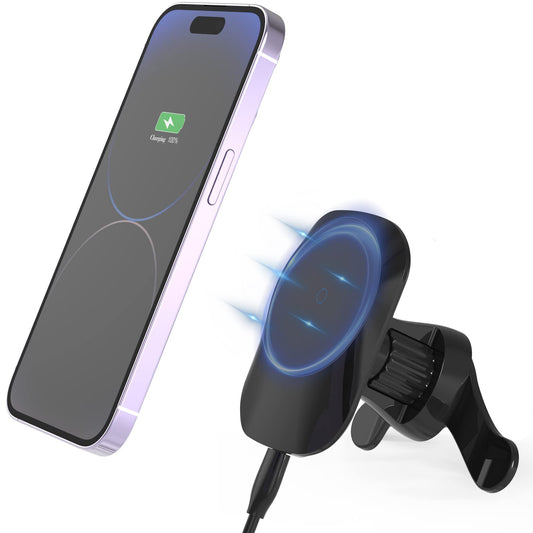 KABCON 15W Magsafe Wireless Car Charger Air Vent Mount [ship from the US]