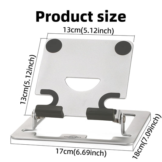 KABCON Tablet Stand,2025 Aluminum Stand Holder for Digital Drawing Pad,Portable Adjustable for up to 16'' Graphics Drawing Art Tablets, Surface Series Tablets,iPad Series,Samsung Galaxy Tabs,Kindle