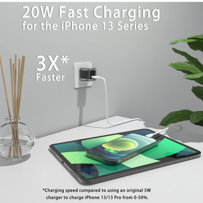 [ship from the US] USB C Charger Block 20W PD 3.0 Durable Compact Fast Charging Compat with iPhone 15/15 Plus/15 Pro/15 Pro Max/14/14 Pro/14 Pro Max/13/13 Mini/13 Pro/13 Pro Max/12/12 Mini