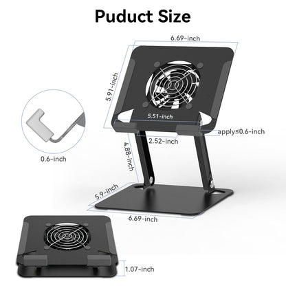 Cooler for iPad,Surface Pro Tablet Stand Holder with Quiet Cooling Fan [ship from the US]