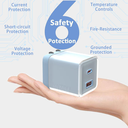 USB C Charger 70W, GaN 2 Port Compact Fast Wall Charger[ship from the US]