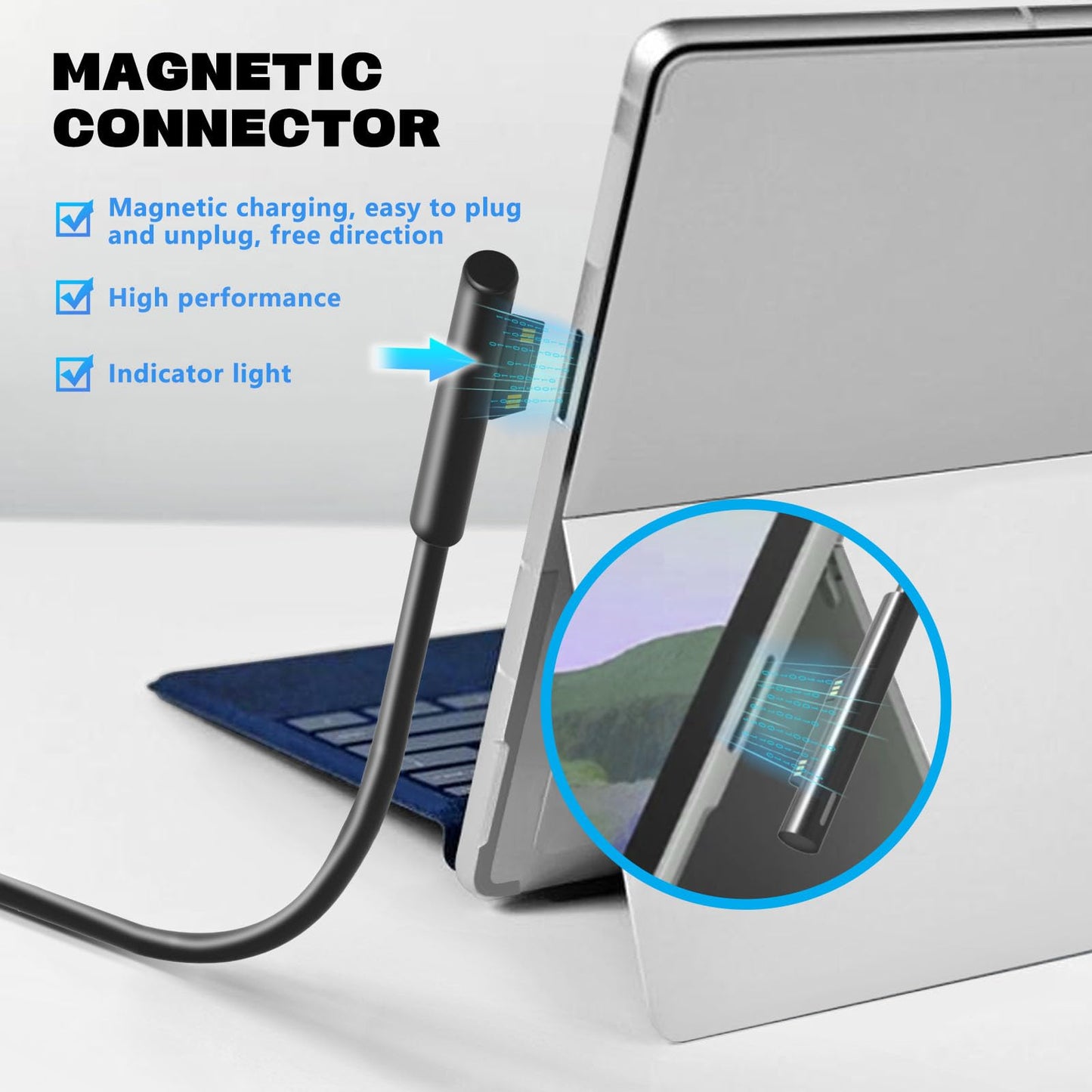 [ship from the US]Surface Pro Surface Laptop Charger [UL Listed] 65W Power Adapter