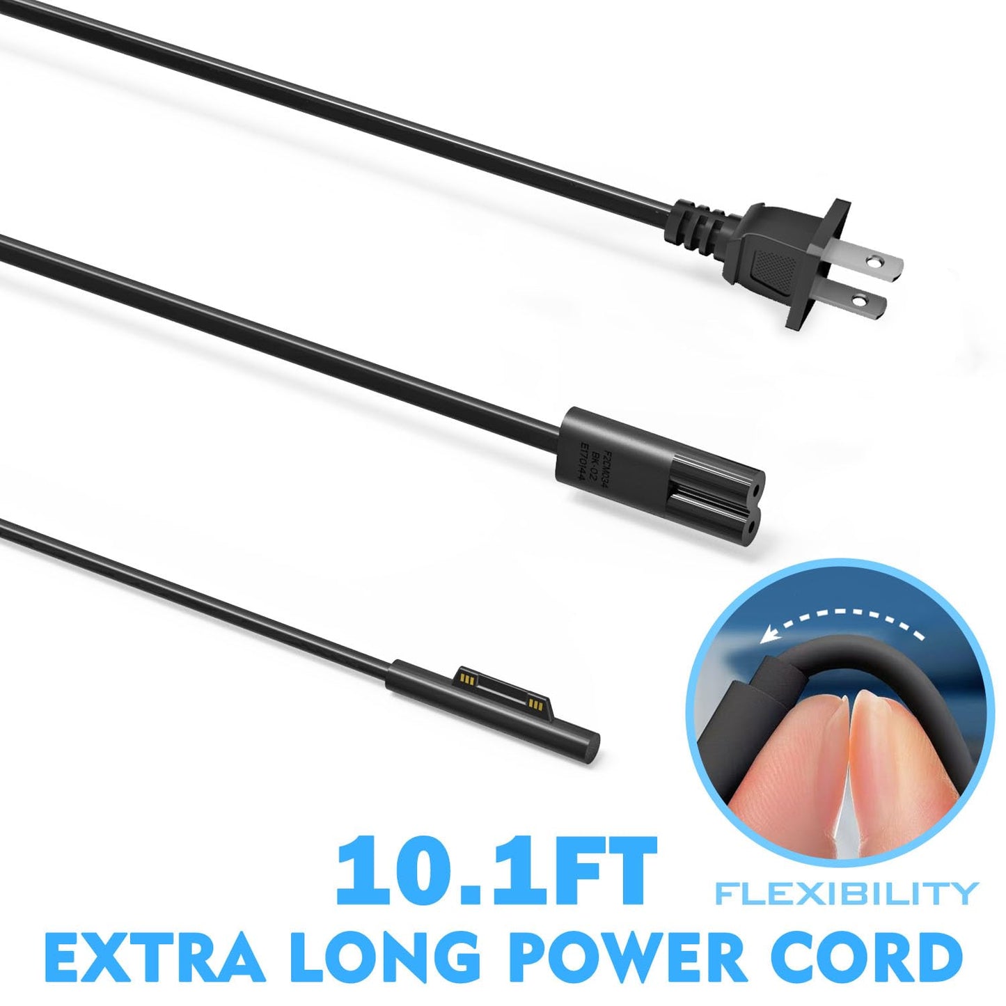 [ship from the US]Surface Pro Surface Laptop Charger [UL Listed] 65W Power Adapter
