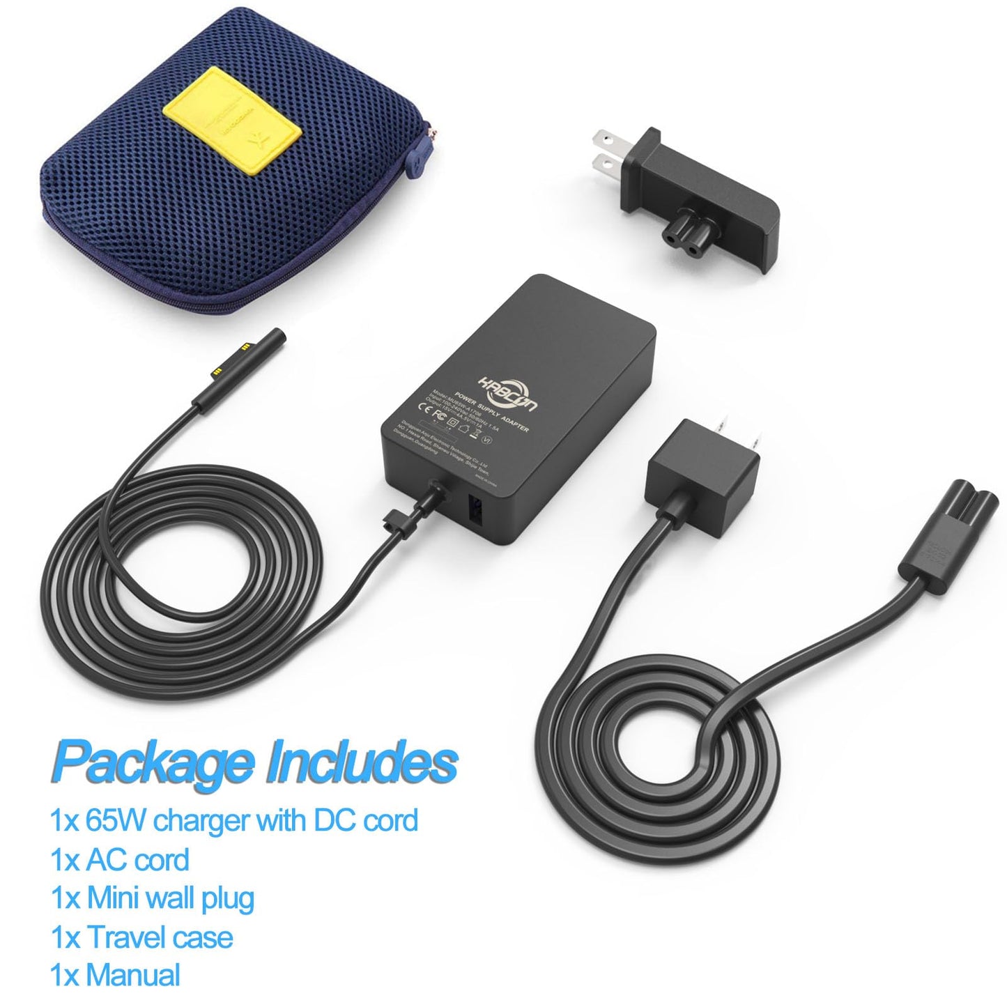 [ship from the US]Surface Pro Surface Laptop Charger [UL Listed] 65W Power Adapter