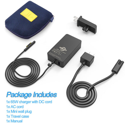 [ship from the US]Surface Pro Surface Laptop Charger [UL Listed] 65W Power Adapter