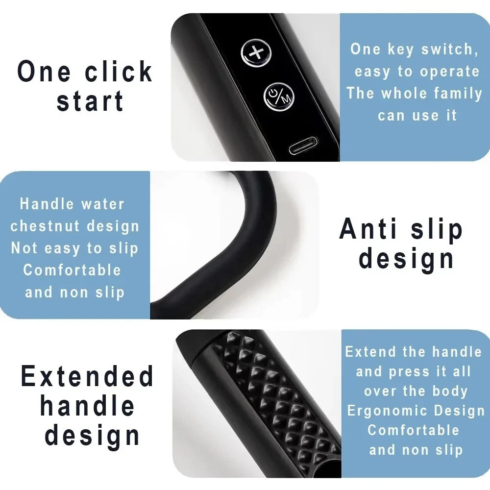Smart Massage Gun Electric Massager Massage Hammer Rechargeable Home Handheld Hammer Back Artifact Body Massager