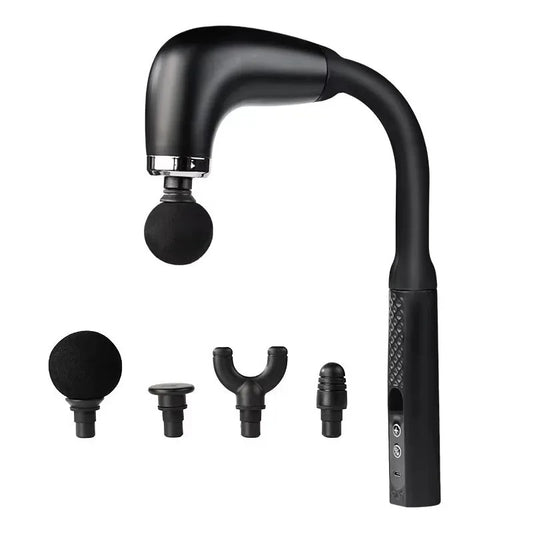 Smart Massage Gun Electric Massager Massage Hammer Rechargeable Home Handheld Hammer Back Artifact Body Massager