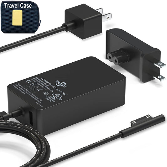 [US Stock] Surface Pro Surface Laptop Charger [UL Listed] 65W Power Adapter
