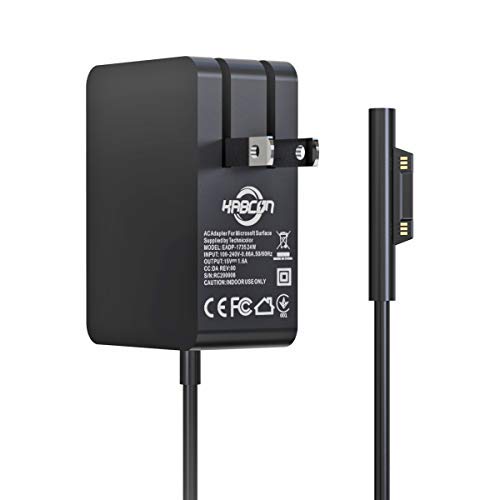 [US Stock] Surface Go Charger,Power Supply Adapter 24W 15V 1.6A