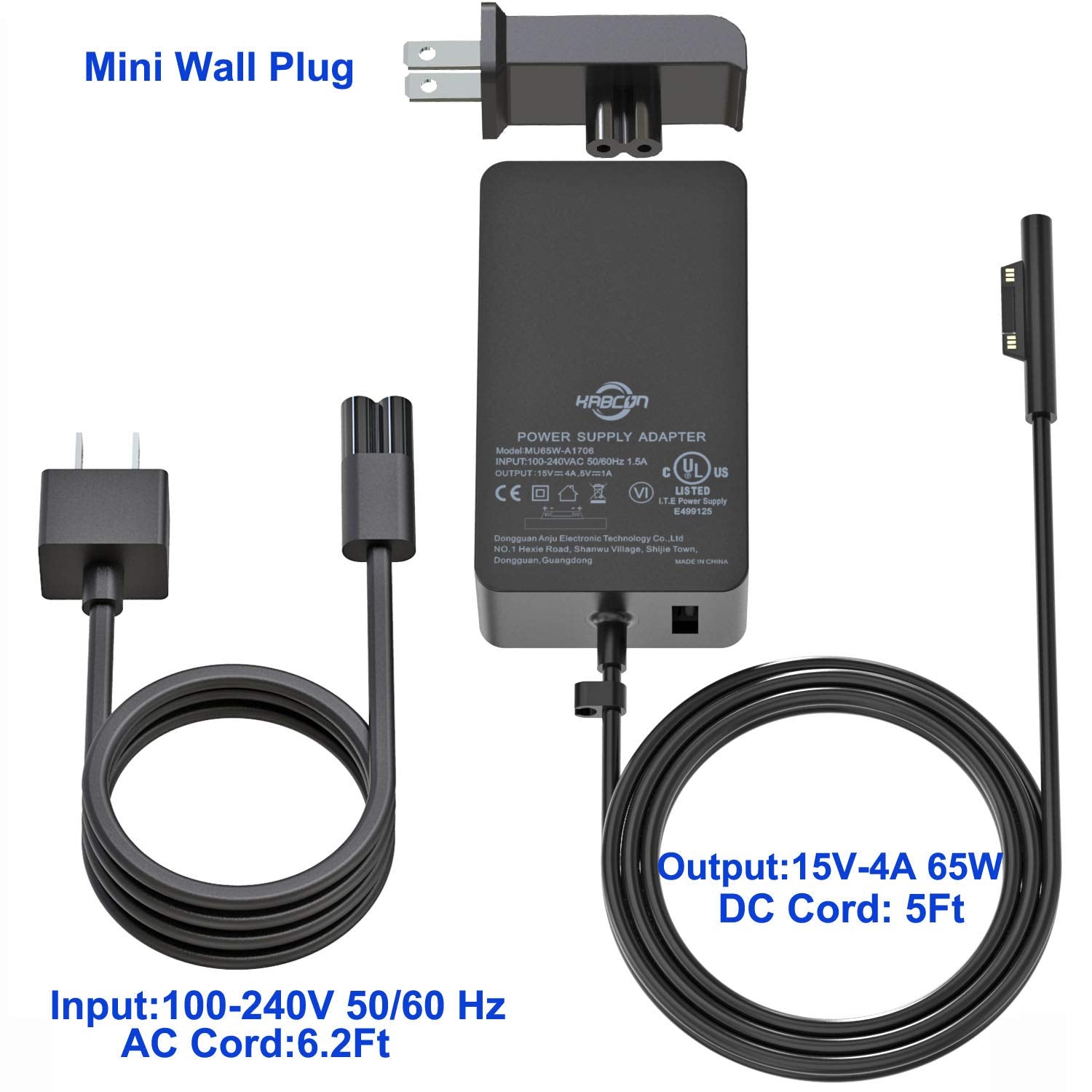 Microsoft Surface 65W Power Supply ...