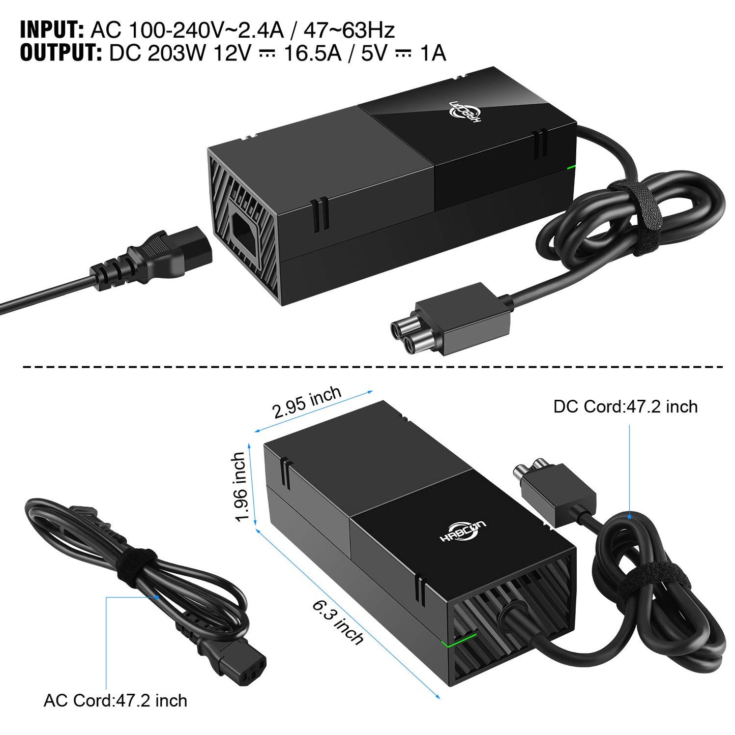 [ship from the US] Xbox One Power Supply Brick [2020 Updated Version]