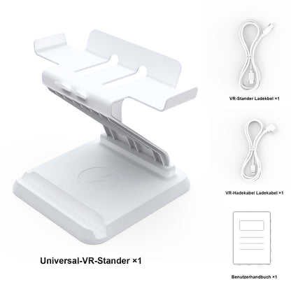 [ship from the US]VR Stand with Charging Port,Compatible with Oculus Quest 2/Quest /Pico Neo 3/Vive Focus 3 VR Headset and Touch Controllers