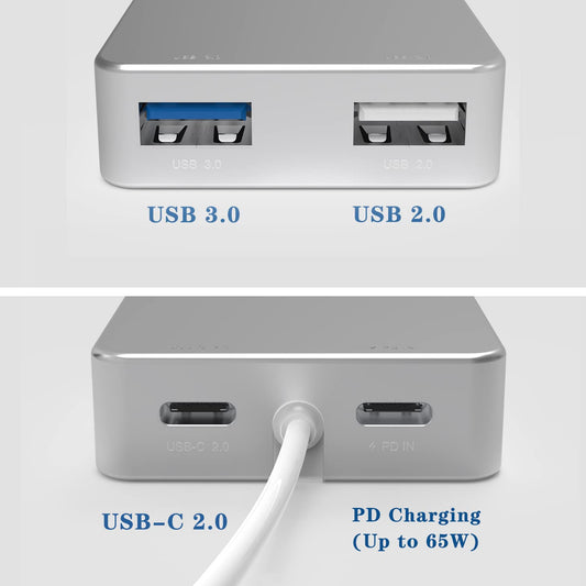 [US Stock]KABCON iPad Stand with USB/USB C Hub